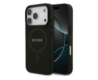 Etui / obudowa na smartfona Guess Saffiano Classic Logo MagSafe do iPhone 17 Pro czarny